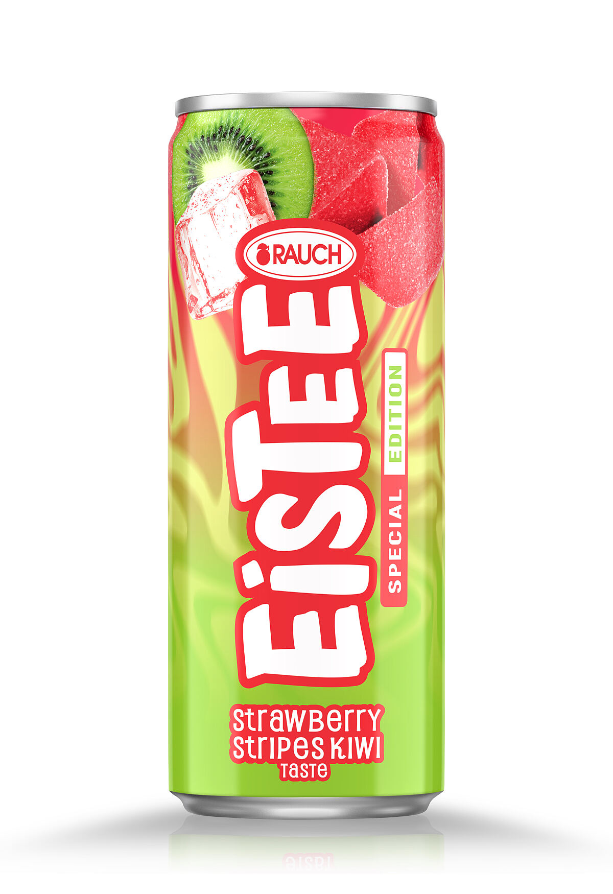 Rauch Eistee_Crazy Flavours_Strawberry Stripes Kiwi_EUR 1,05_©Rauch Eistee
