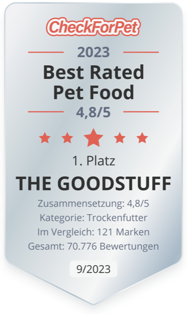 CheckForPet Best Rated Pet Food 2023 – THE GOODSTUFF
