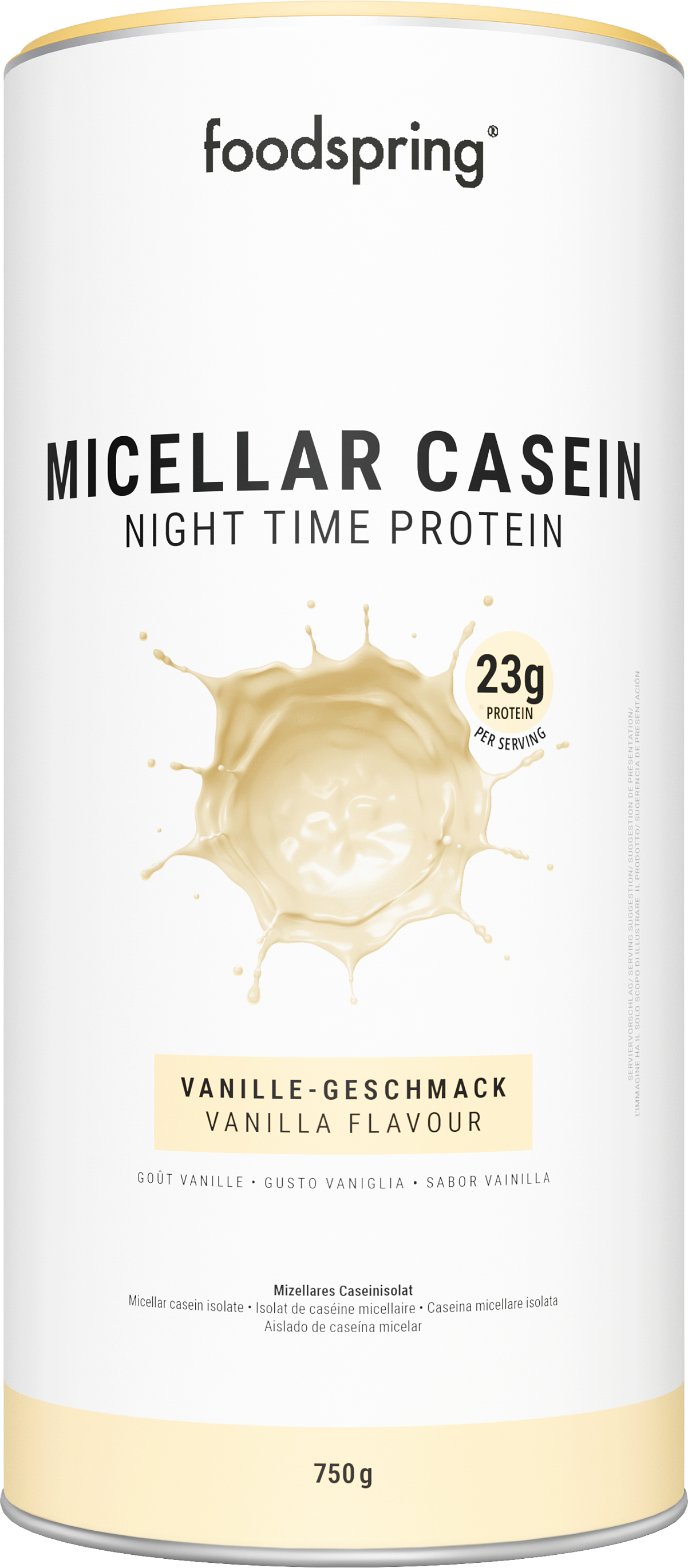 foodspring_Micellar Casein_Vanille-Geschmack_EUR 34,99