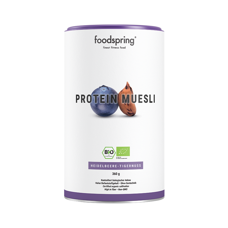 foodspring_Protein Muesli_Heidelbeerge-Tigernuss_EUR 9,99