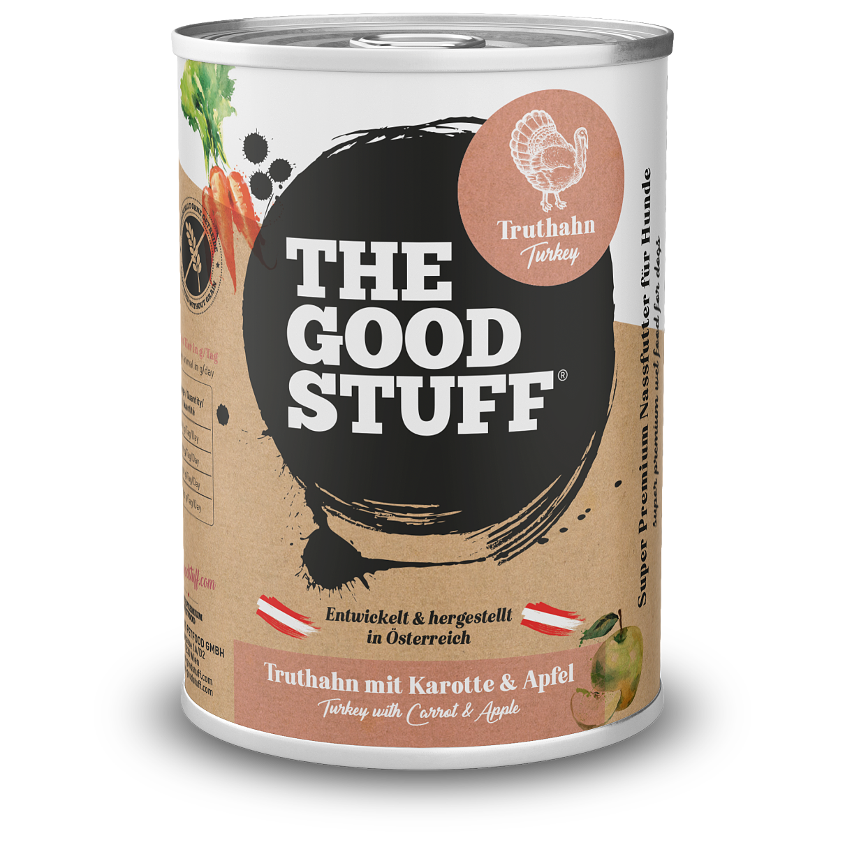 THE GOODSTUFF_Nassfutter_Truthahn mit Karotte und Apfel_ab EUR 3,59