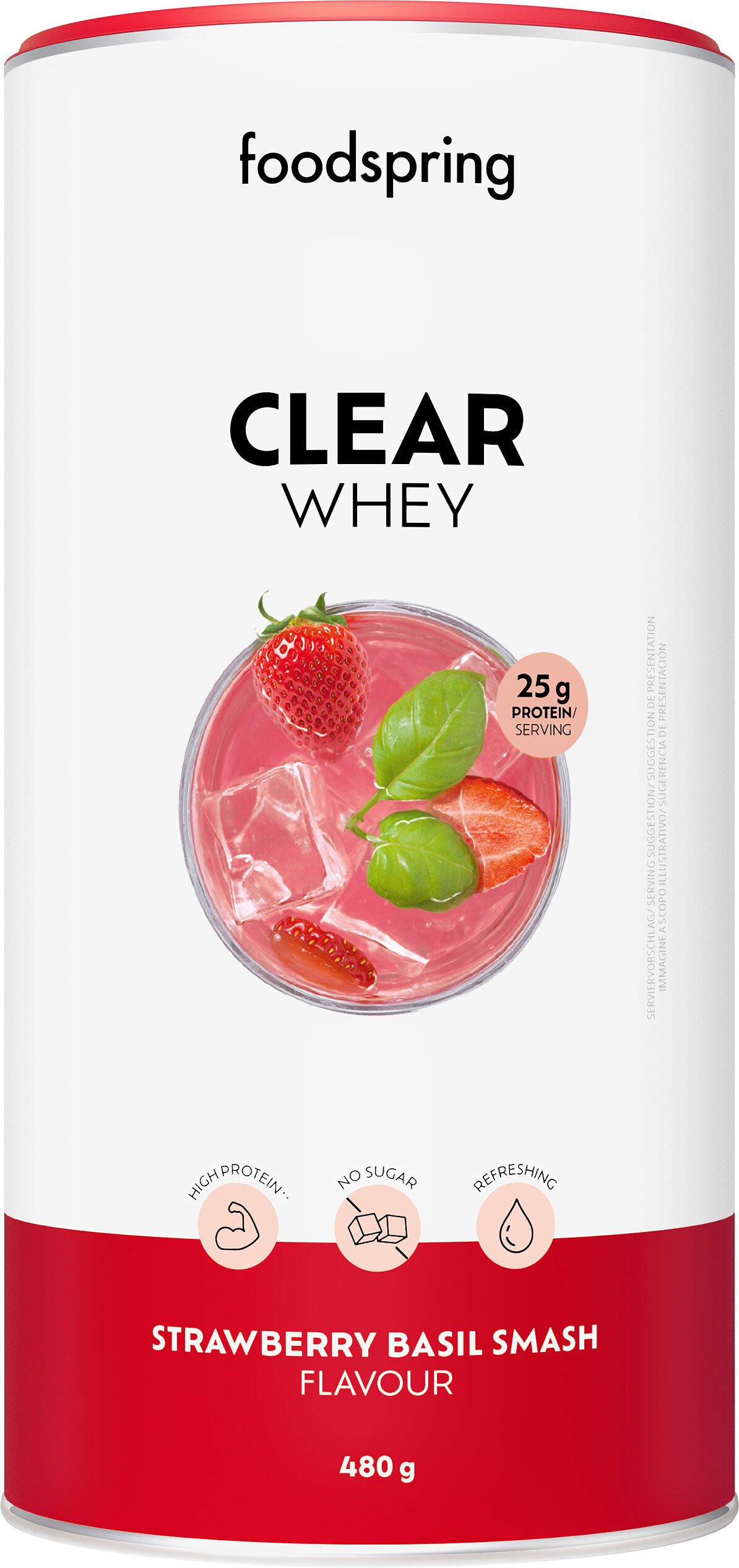 foodspring_Clear Whey_Strawberry Basil Smash_EUR 32,99_01