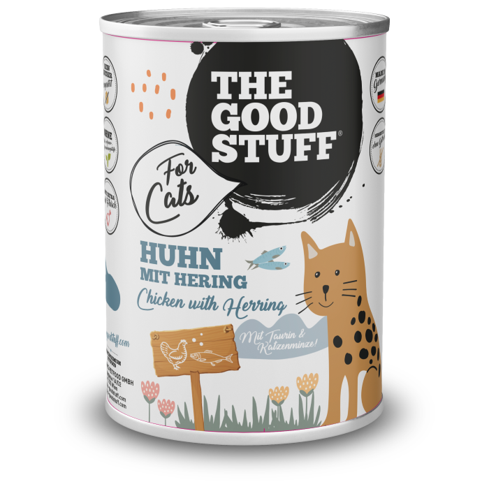 THE GOODSTUFF_Nassfutter_Huhn mit Hering_400g_EUR 3,19