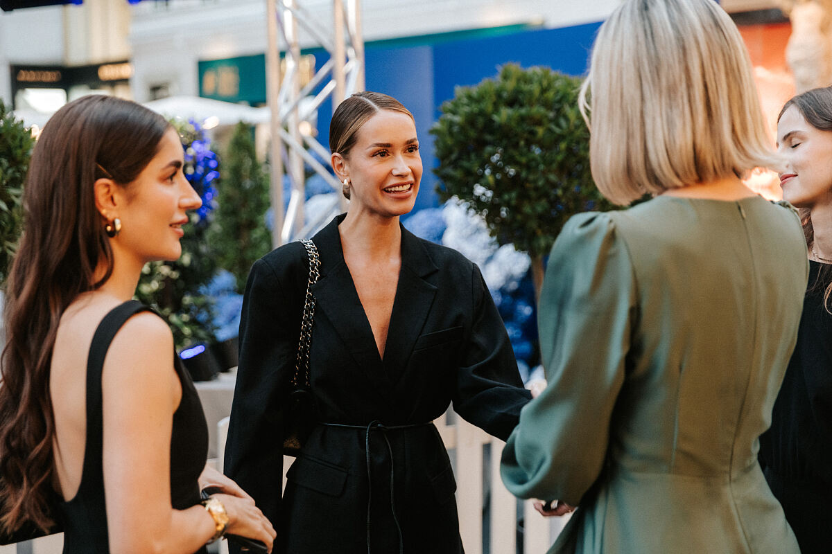 WAGNER Boutique Opening, 19.9.24, vlnr. Influencerinnen Raphaela Theresa Fuchs und Tatjana Kreuzmayr (c)Philipp Lipiarski