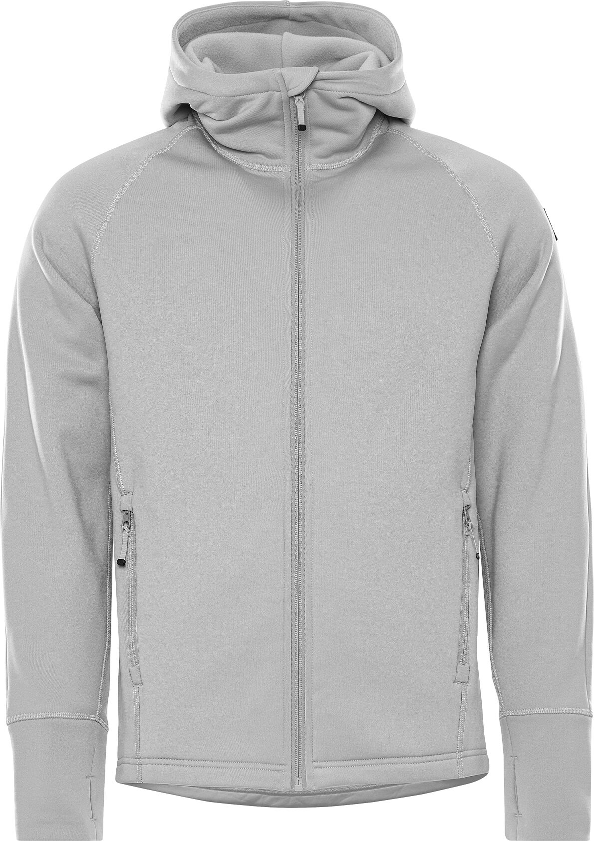 FRISTADS_Cobalt Polartec® Power Stretch® Hoodie_Hellgrau_119 EUR