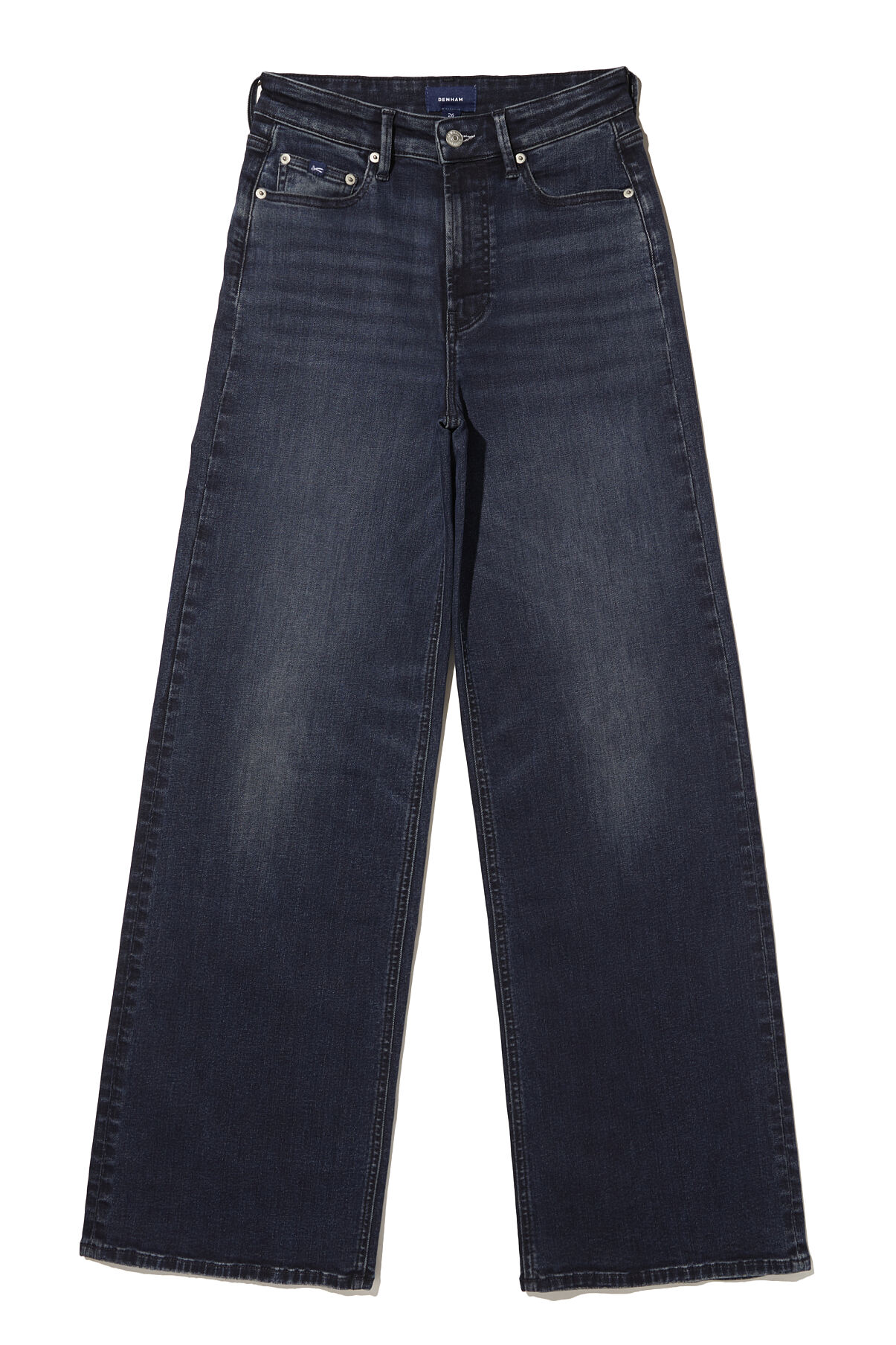 The Budims_Damen - Miku High Rise Flare Jeans in Tokyo Blue Black von Denham