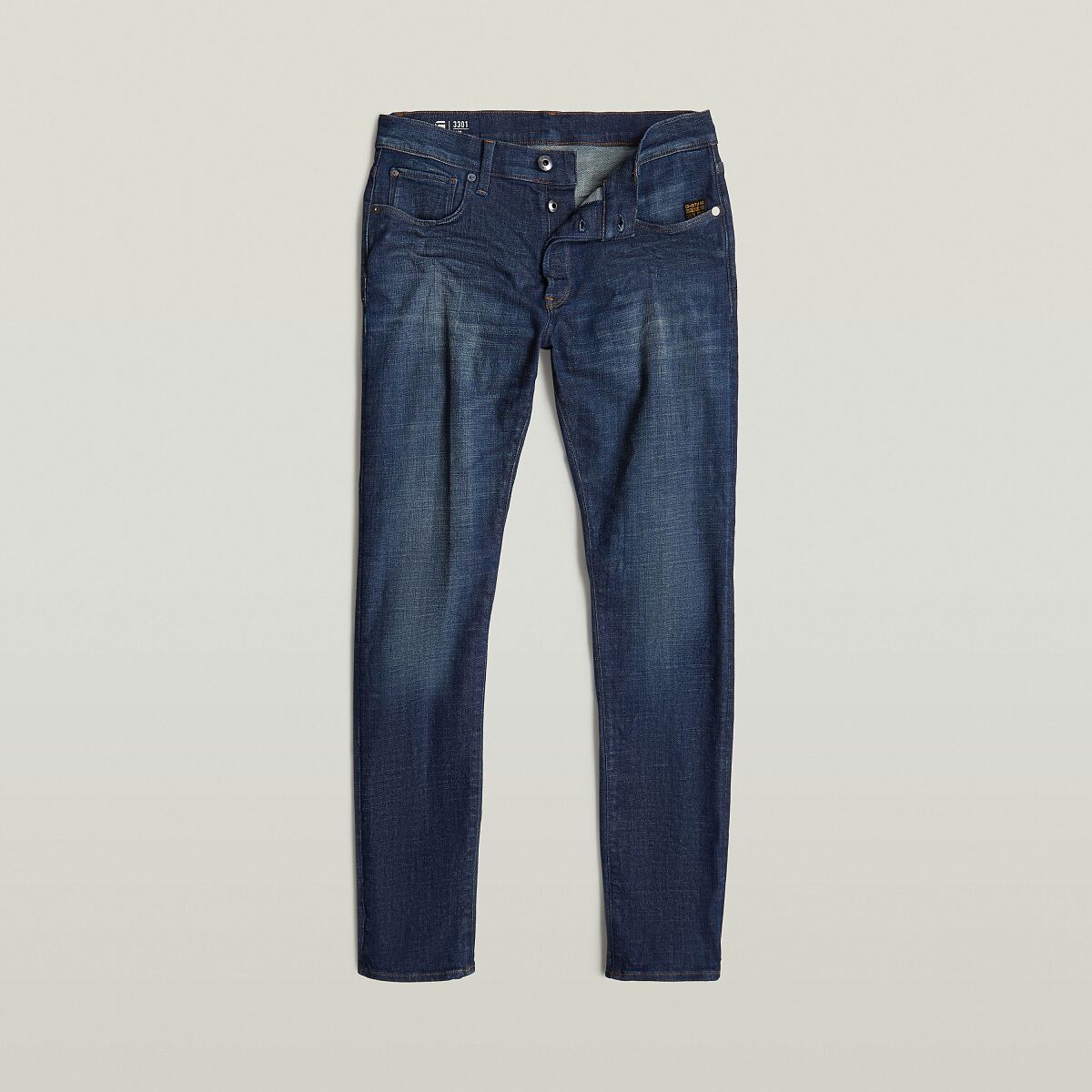 The Budims_Herren - 3301 Slim in Worn In Delta von G-Star RAW 