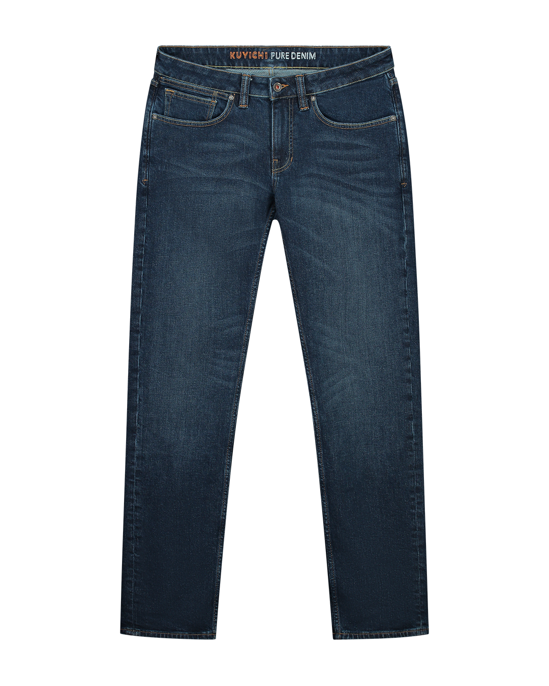 The Budims_Herren - Scott Straight Jeans in Basic Blue von Kuyichi