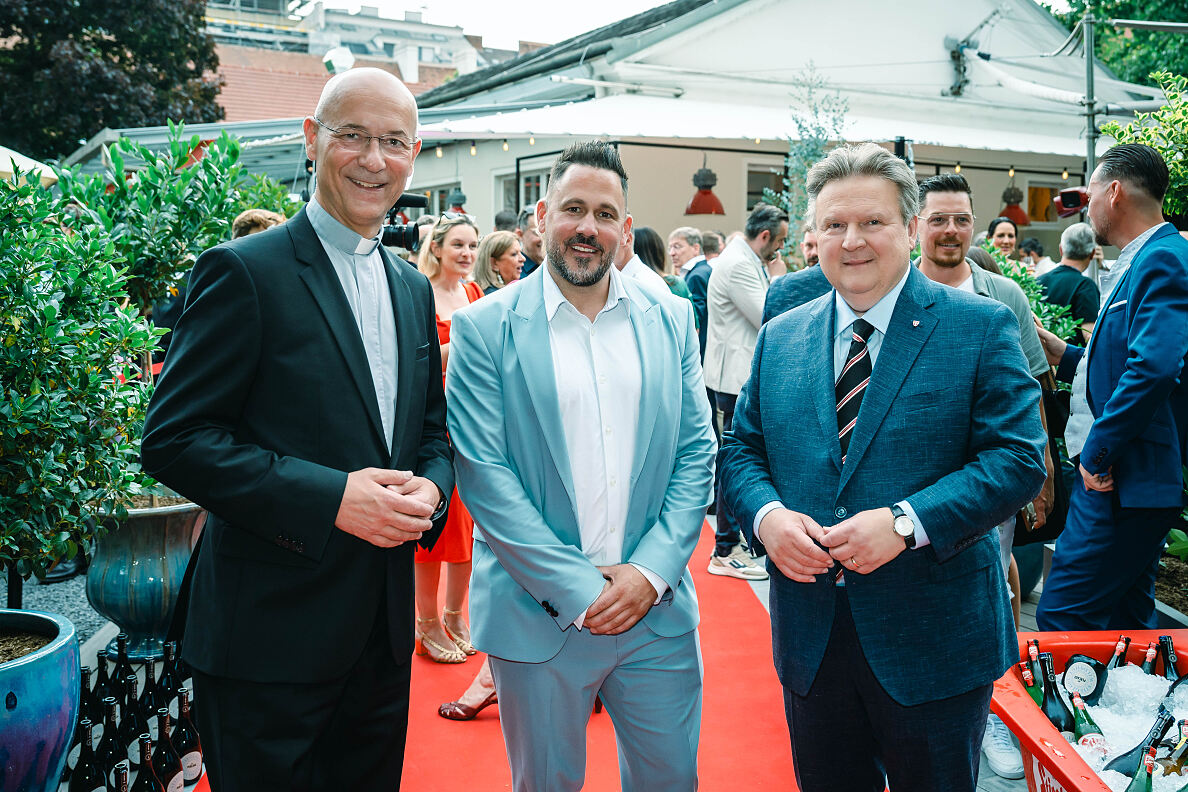 FREIHERZ_VIP Opening 26.6.2025 Toni Faber, Philipp Pracser, Michael Ludwig (c) Eugen Nemecek_30