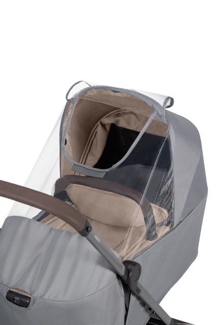 Joolz Aer2_Raincover With cot_Side View_From Above_Sandy taupe_EUR_34,95_ 6