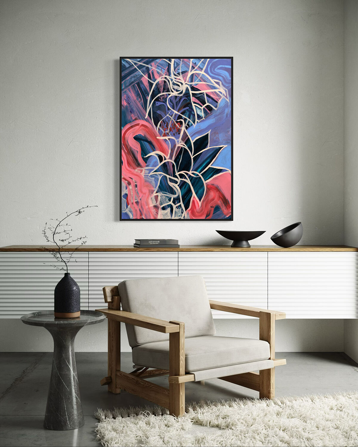Brigitta Nemeth Art_Pineapple_Heritage_Brigitta_Nemeth_Art_Fineart_Print_black_80x120_6