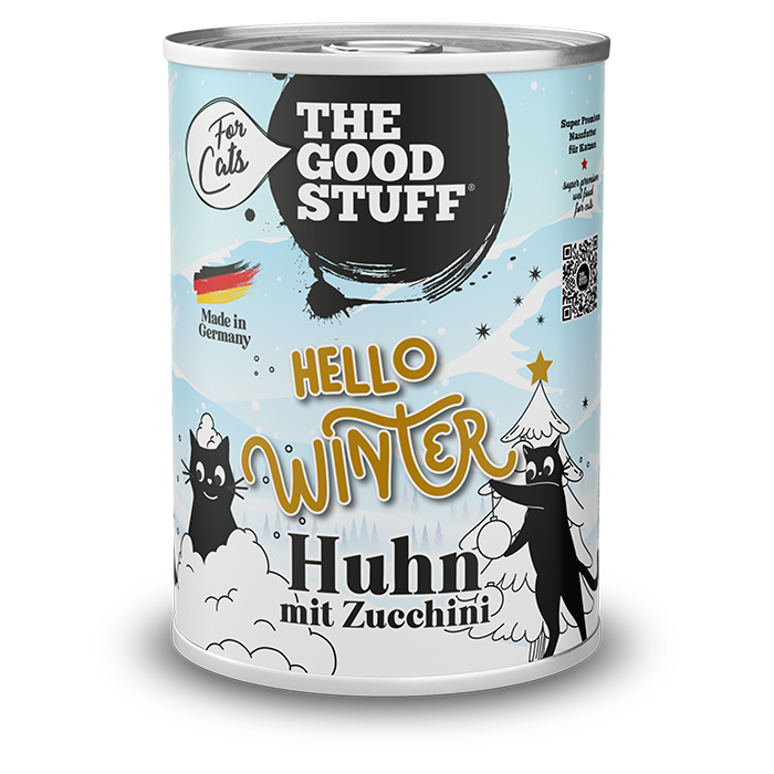 THE GOODSTUFF_Limited Winteredition For Cats_Huhn mit Zucchini_400g_EUR_3,19