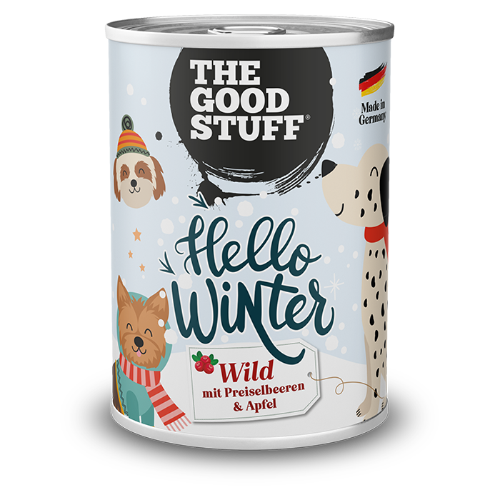 THE GOODSTUFF_Limited Winteredition For Dogs_Wild mit Preiselbeeren & Apfel_800g_EUR_6,99