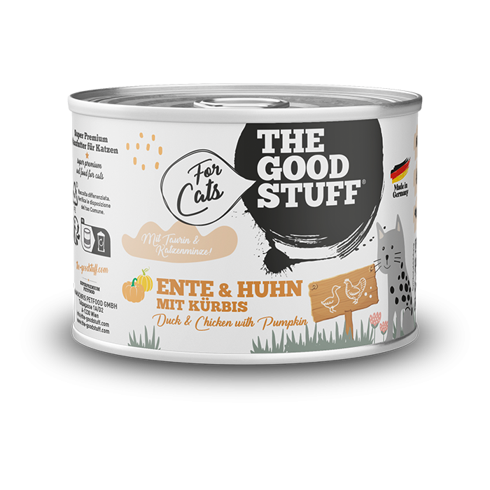 THE GOODSTUFF_Nassfutter_Ente&Huhn mit Kürbis_200g_EUR 1,99
