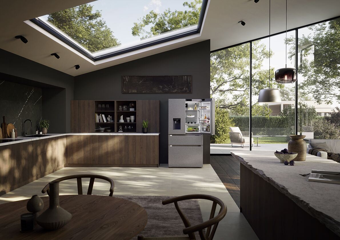 Liebherr-Hausgeräte_French-Door-Kühl-Gefrierkombination mit 2 Gefrierschubladen und Wasser- und Eiswürfelspender_ MBsddi 9558_Imagebild_4