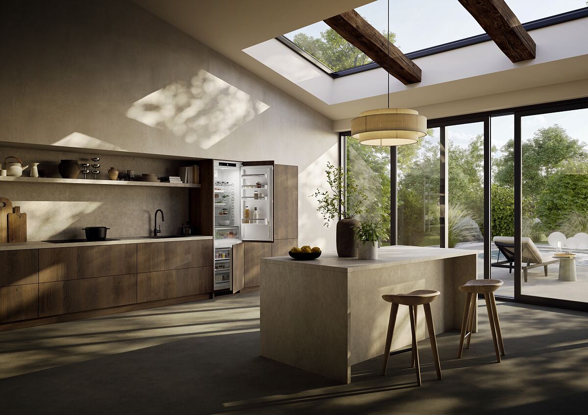 Liebherr-Hausgeräte_Integrierbare Kühl-Gefrierkombination mit EasyFresh und NoFrost_ICNd 5603_Imagebild