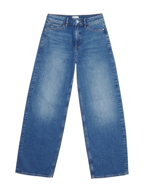 The Budims_F01-0556-201-ASH Barrel Leg Minimal Stretch - Classic Medium Blue 