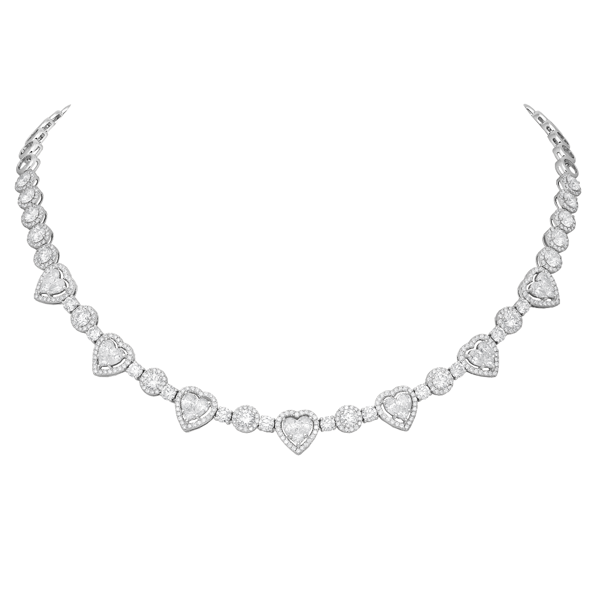 WAGNER_Heart Special_Collier_18kt Weissgold, 11,44ct Diamanten_Preis auf Anfrage