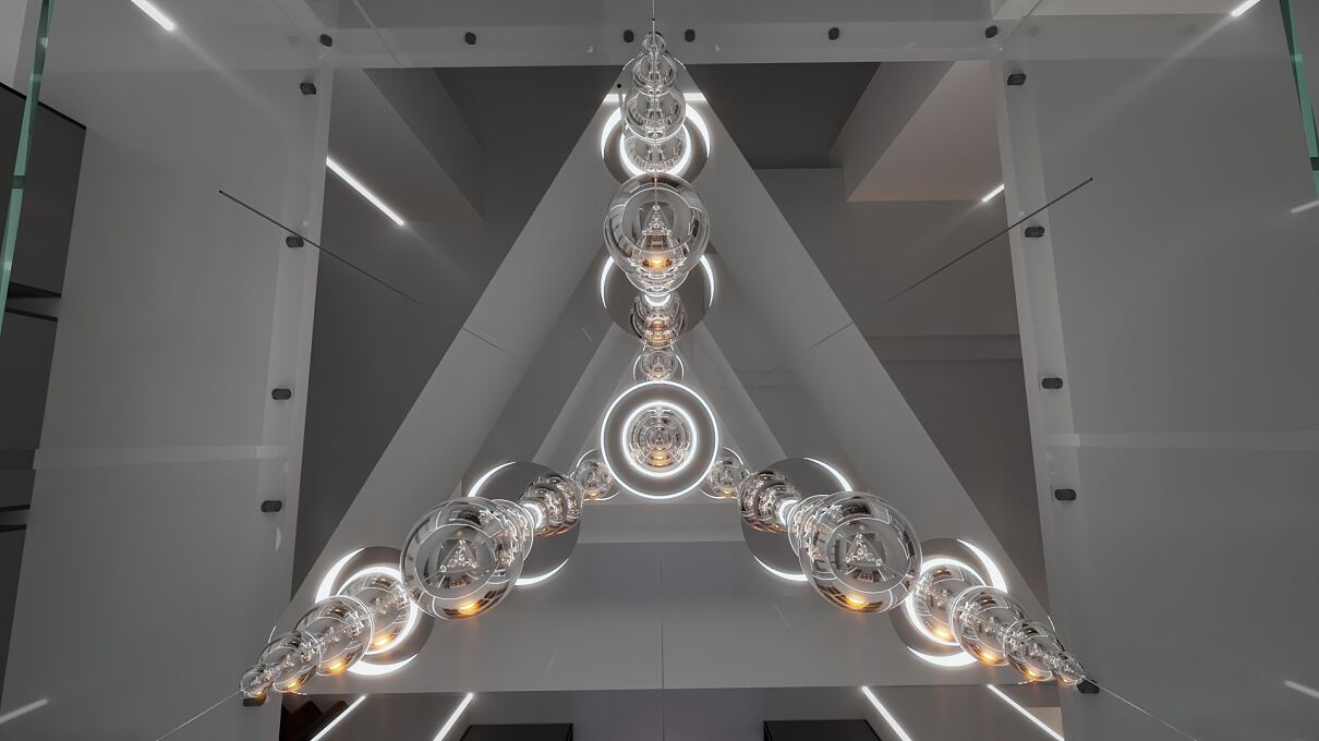 GymBeam Fitness Hub Wien_Kronleuchter by Asot Haas_(c)GymBeam_4