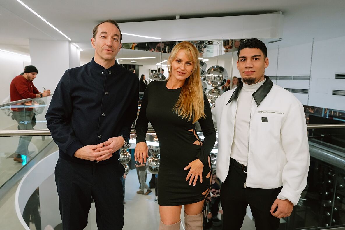 GymBeam Fitness Hub Opening_vlnr. Manuel Ortlechner, Kathi Steininger, Sergio Odabai_(c) GymBeam