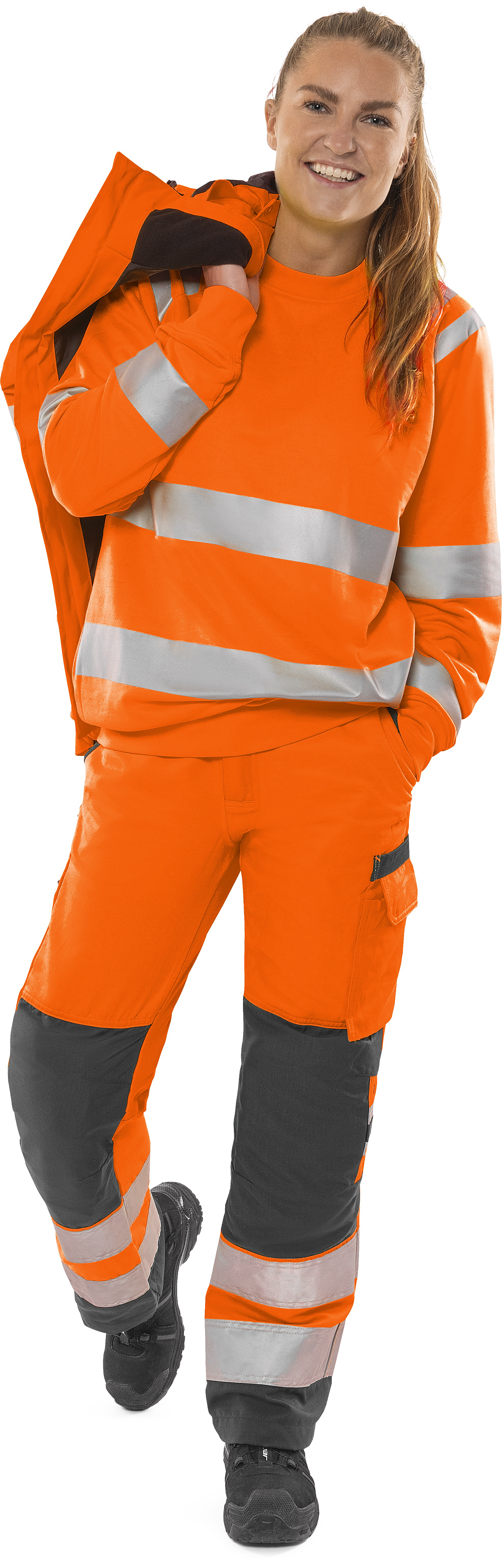 FRISTADS_High Vis Green Hose Damen Kl. 2 2642 GPLU_EUR 110,55_02